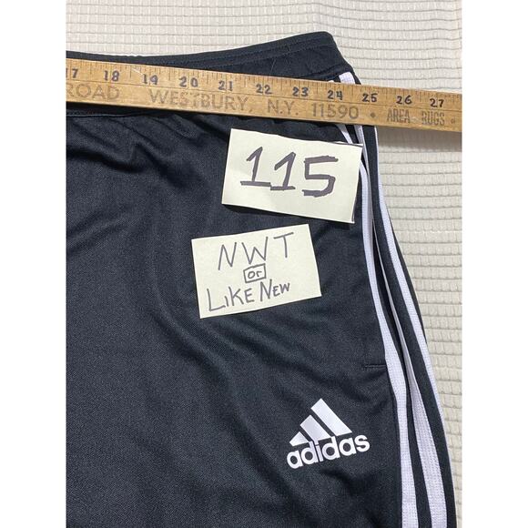 Adidas Tiro Soccer Men’s Track Pants Size 4XL Black Training Zip Pockets - Picture 3 of 10